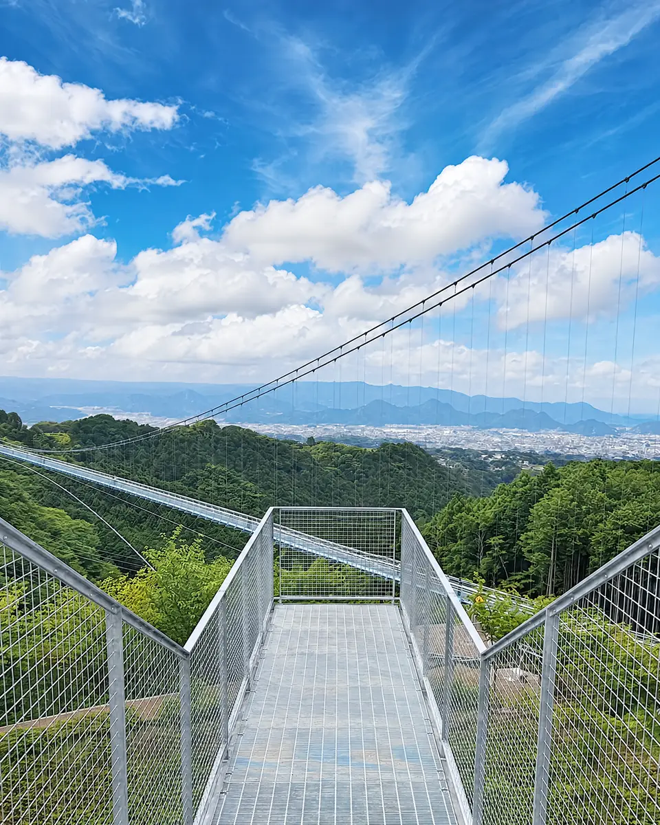The new viewing deck at Mishima Skywalk